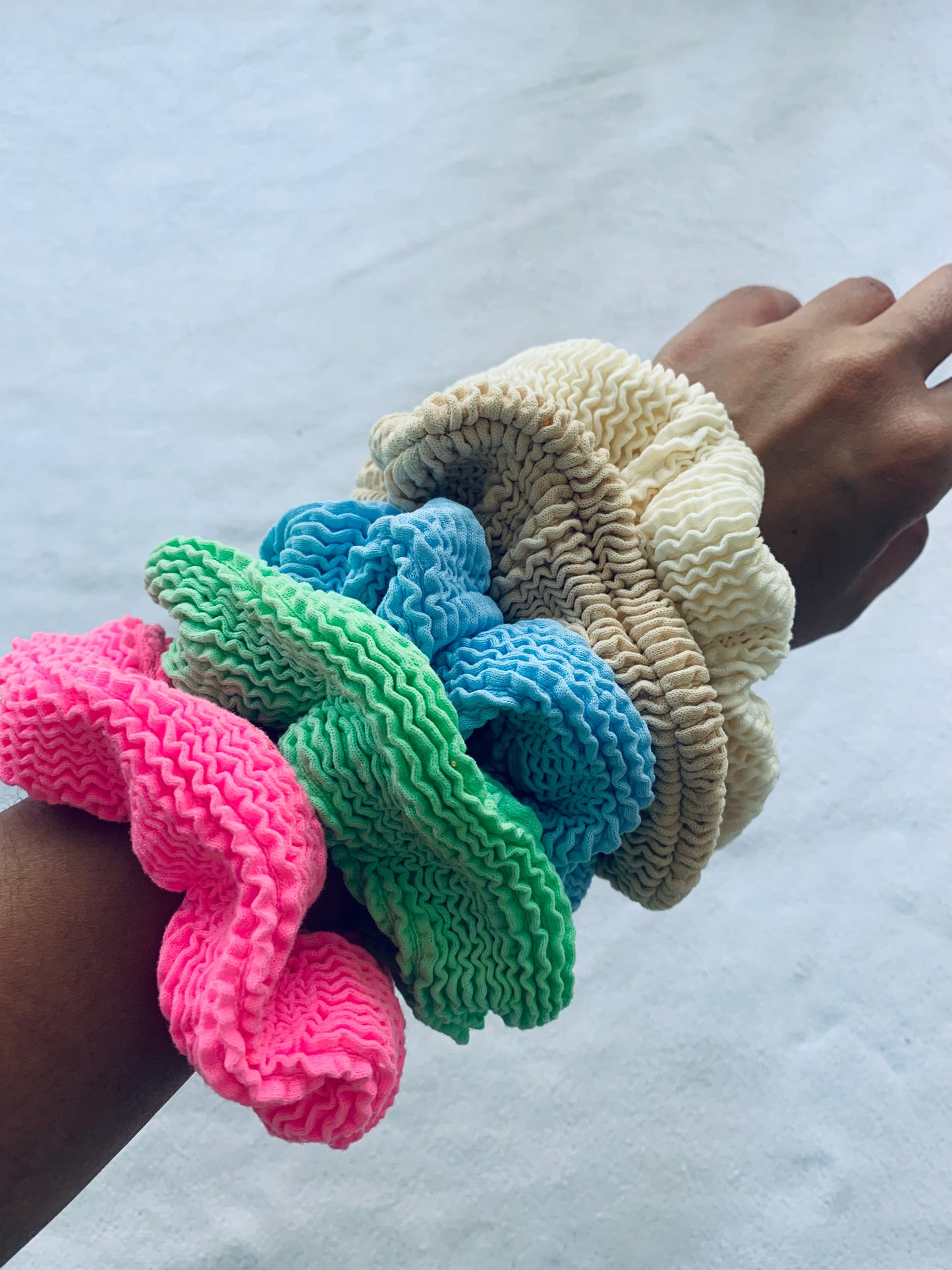 Crinkle Hair Scrunchie